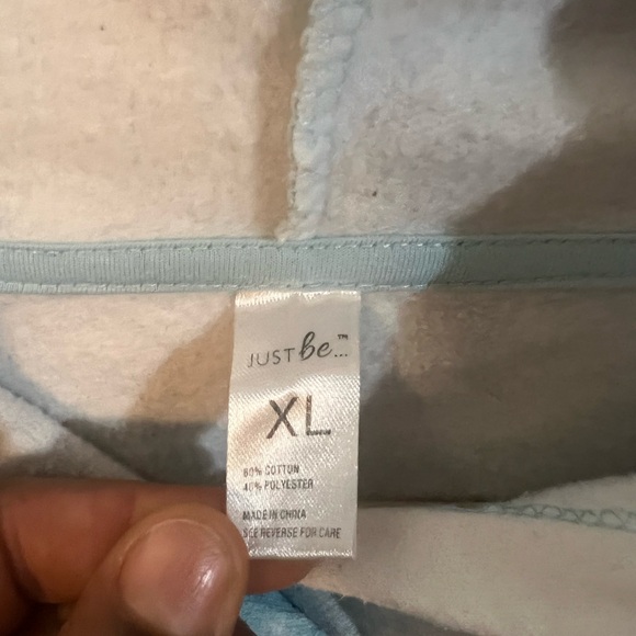 Just be women’s oversized comfy Tye dye hoodie cloud burst - Picture 2 of 3